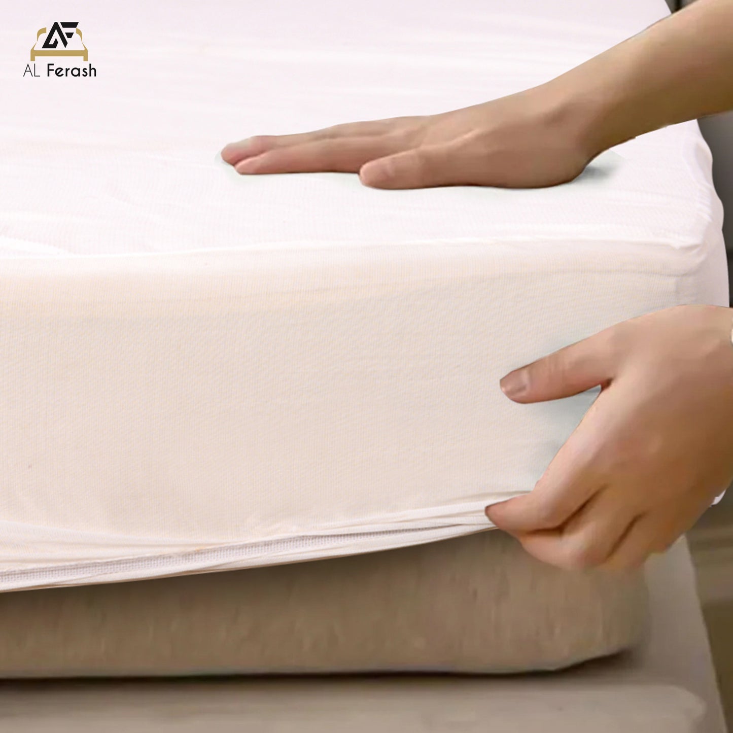 White Waterproof Mattress Cover