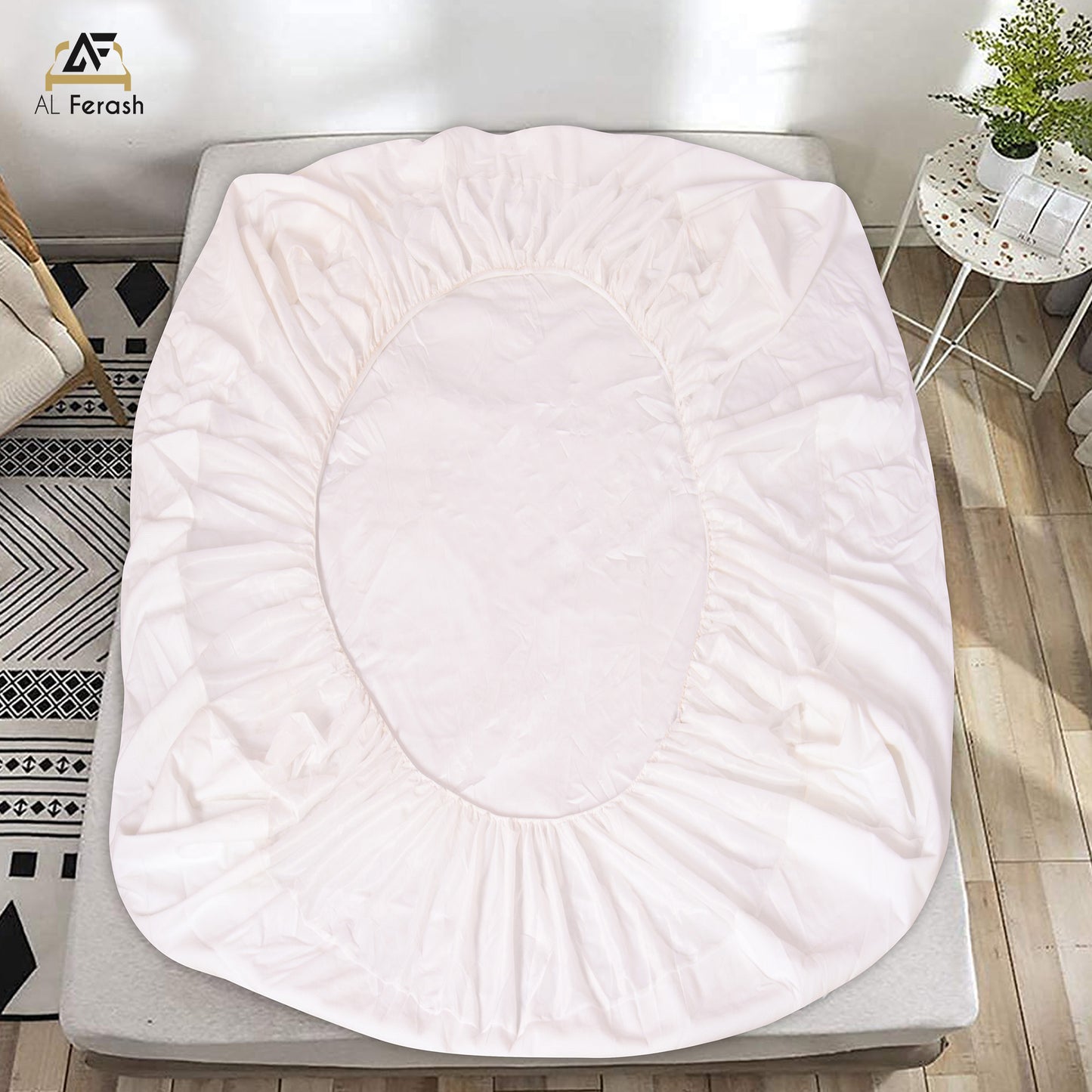 White Waterproof Mattress Cover