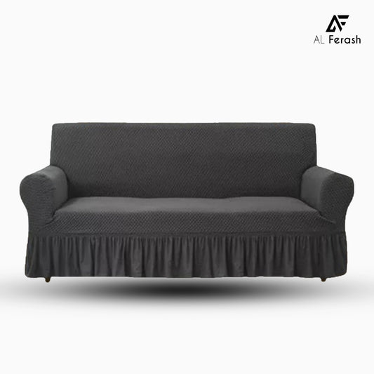 Turkish Sofa Cover - Dark Grey