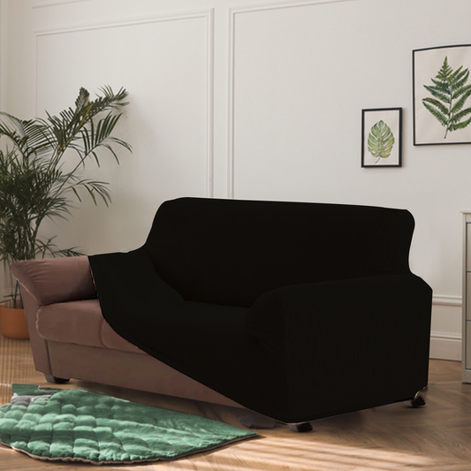 Jersey Sofa Cover - Black